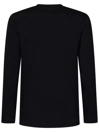 Shop Tom Ford Henley T-shirt In Black