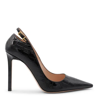 Shop Tom Ford Black Leather Pumps