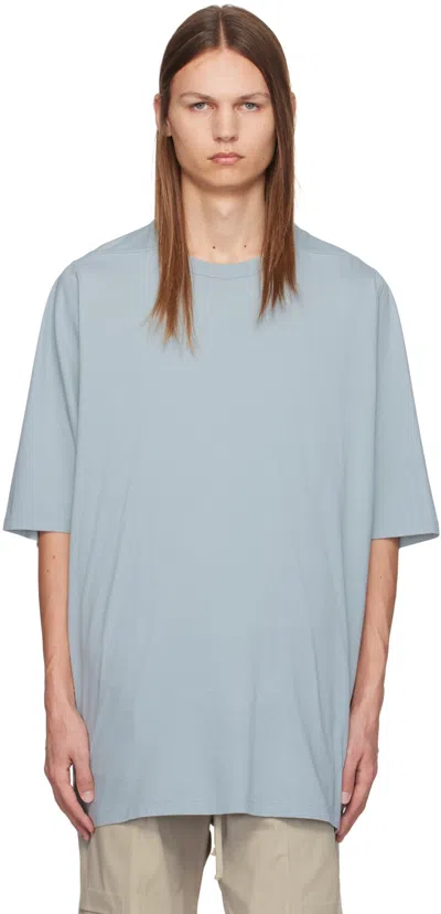 Shop Rick Owens Blue Porterville Jumbo T-shirt In 36 Pale Blue