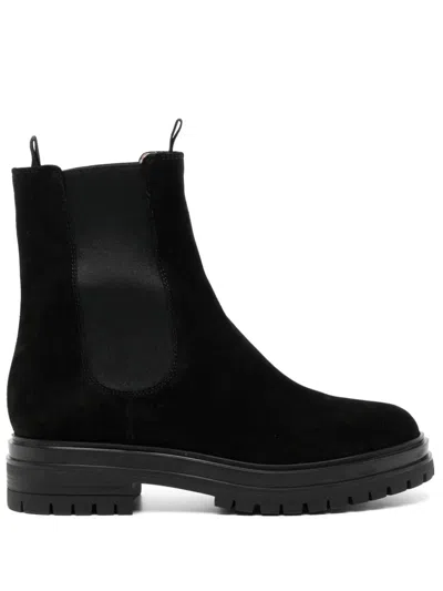 Gianvito Rossi Chelsea Boots Chester Calfskin In Black
