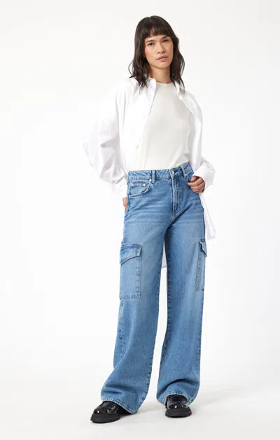 Mavi Carina Straight Leg In Light  Street In Light Blue