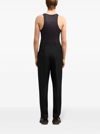 Ami Alexandre Mattiussi Cigarette Fit Trousers Black For Men In Schwarz