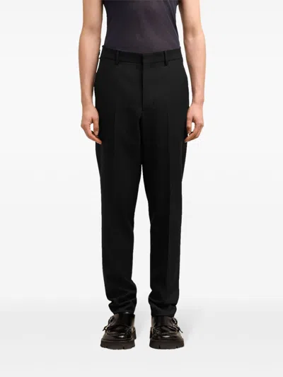 Ami Alexandre Mattiussi Cigarette Fit Trousers Black For Men In Schwarz