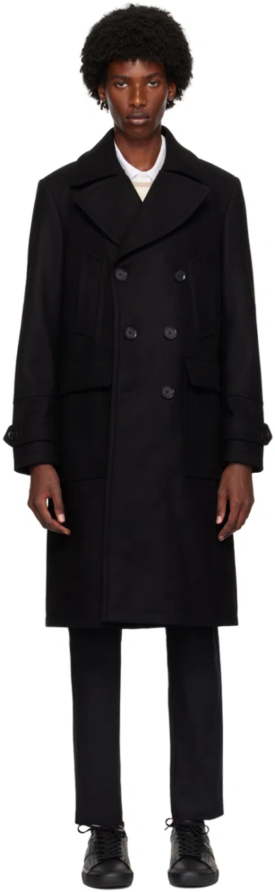 Shop Belstaff Black Milford Coat