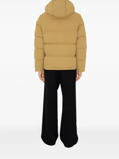 Burberry Detachable Sleeve Nylon Puffer Jacket In Neutrals