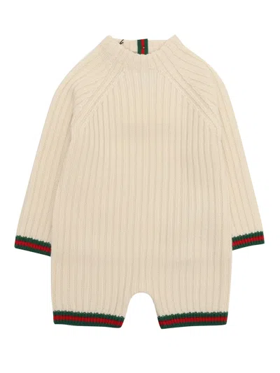 Gucci B L/s Overall Wo Rib St In White