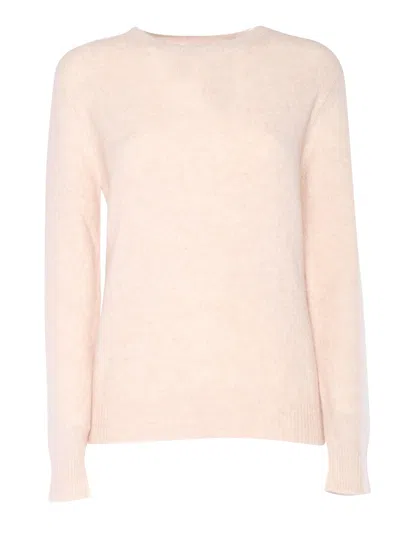 Kangra Cashmere Regular Fit Crewneck Sweater In White