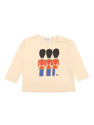 Bobo Choses Babies Little Tin Soldiers Long-sleeved T-shirt In White