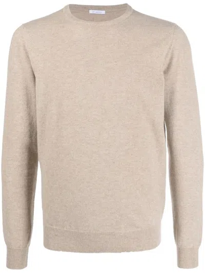 Malo Men's Crew Neck Sweater In Brown