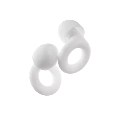 Loop Earplugs Earplugs For Focus & Travel In White