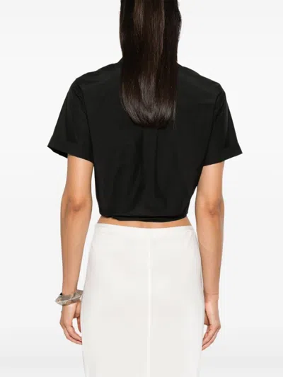 Theory Tied Shirt In 黑色