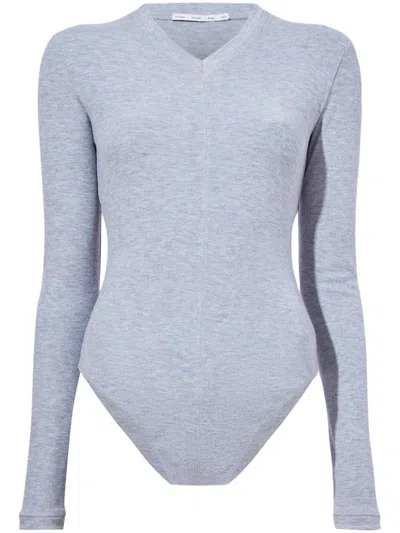 Proenza Schouler White Label Delaney Bodysuit In 蓝色