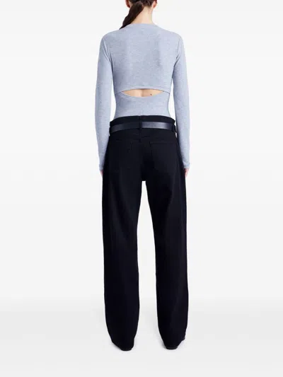 Proenza Schouler White Label Delaney Bodysuit In 蓝色