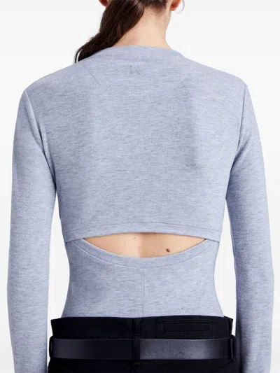 Proenza Schouler White Label Delaney Bodysuit In 蓝色