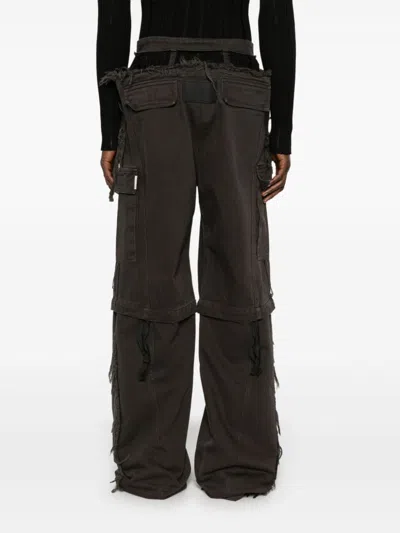 Ottolinger Wide-leg Cargo Trousers In 褐色