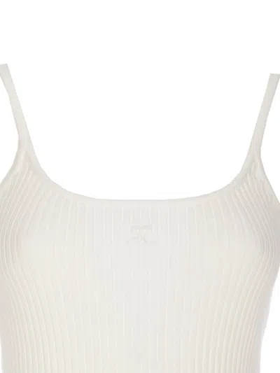Courrèges Courreges Top In Blanco