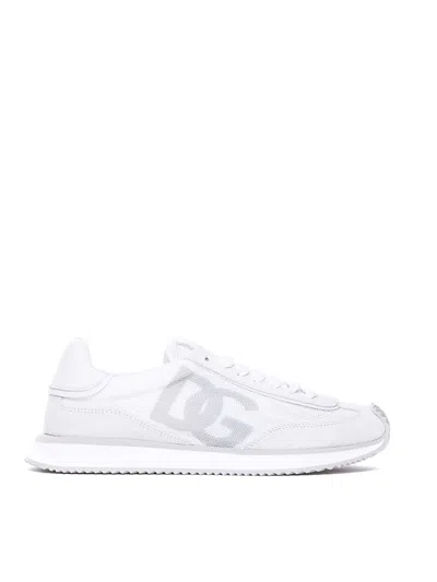 Dolce & Gabbana Dg Cushion Low-top Sneakers In Blanco