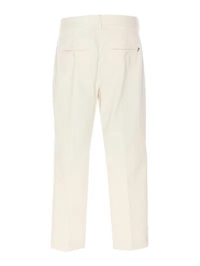 Shop Dondup Nima Pants In Blanco