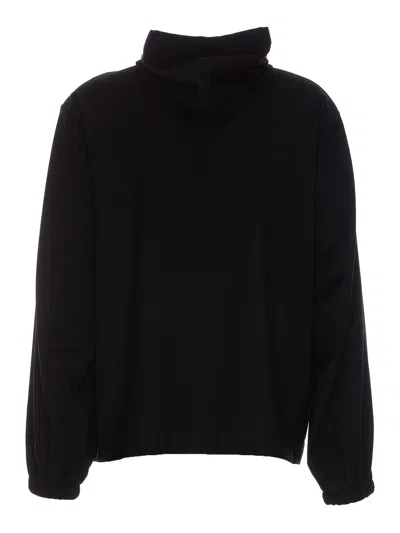 Givenchy Zipped Hoodie In Wool With 4g Detail In Negro