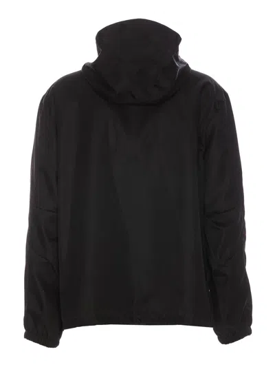 Givenchy Windbreaker Jacket With Logo Jackets In Negro
