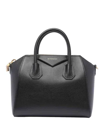 Givenchy Antigona Mini Bag In Box Leather In Negro