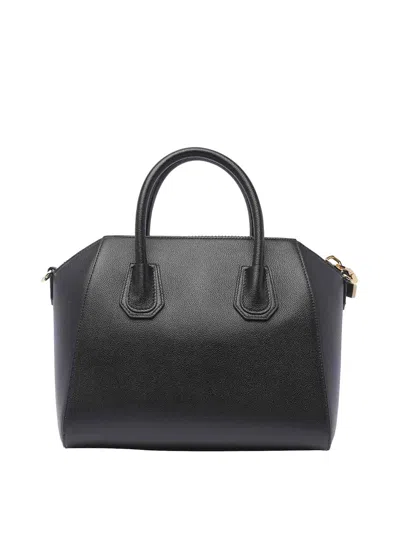 Givenchy Antigona Mini Bag In Box Leather In Negro