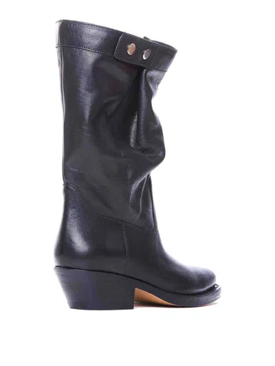 Shop Isabel Marant Ademe Boots In Negro