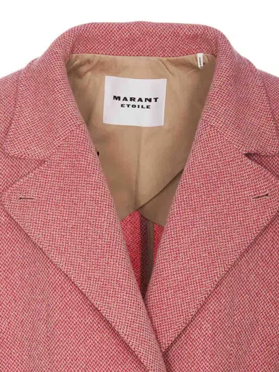 Isabel Marant Étoile Cassidy Cropped Jacket In Color Carne Y Neutral