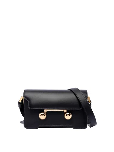 Shop Marni Black Trunkaroo Bag In Negro