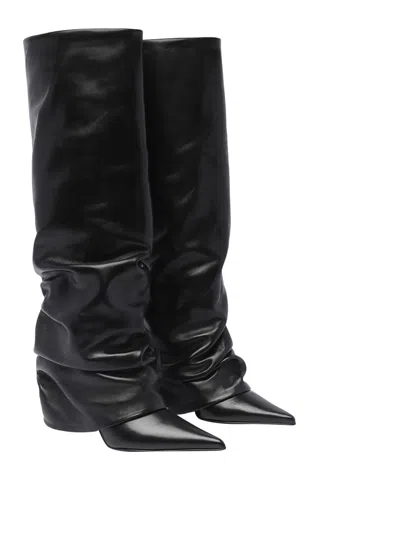 Shop Le Silla Black Andy Boots In Negro