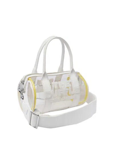 Shop Marc Jacobs The Mesh Mini Duffle Bag In Blanco