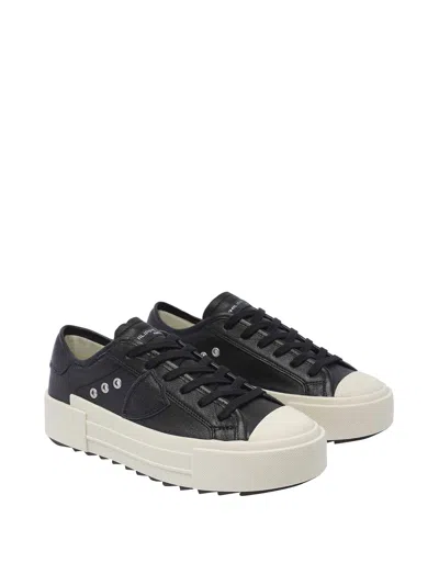 Philippe Model Paris Haute Sneakers In Negro