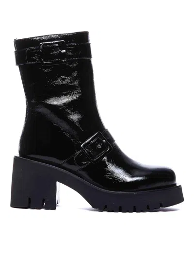 Shop Paloma Barceló Black Lulu Booties In Negro