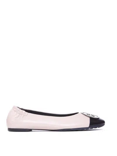 Shop Tory Burch Claire Flat Shoes In Color Carne Y Neutral