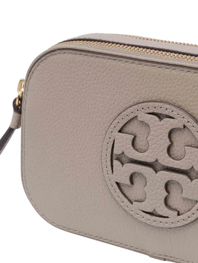 Shop Tory Burch Miller Crossbody Bag Mini In Beis