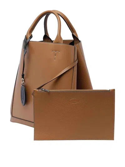 Tod's Tods Double Up Handbag In Marrón