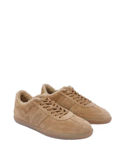 Tod's Tods Tab Sneakers In Marrón