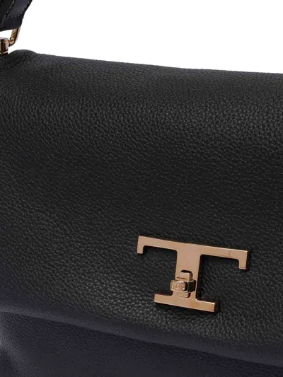 Tod's Flap T Timeless Shoulder Bag In Negro