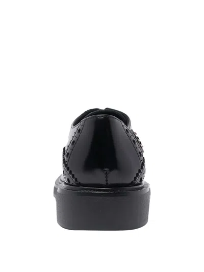 Tod's Lace-ups Leather Oxford Black In Negro
