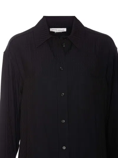 Shop Victoria Beckham Pyjama Shirt In Negro