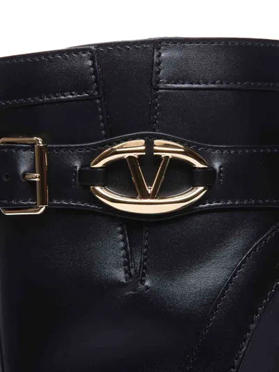 Valentino Garavani Rain Boots With Vlogo, The Bold Edition In Black