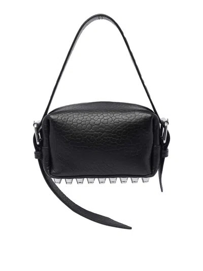 Alexander Wang Small Rich Shoulder Bag In Negro