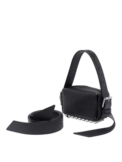Alexander Wang Small Rich Shoulder Bag In Negro