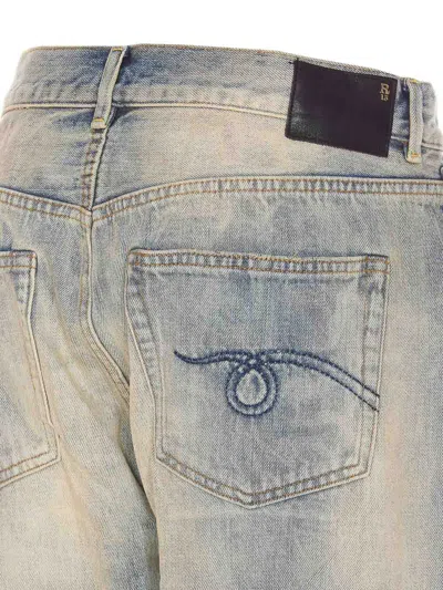 R13 Jeans Crossover In Azul