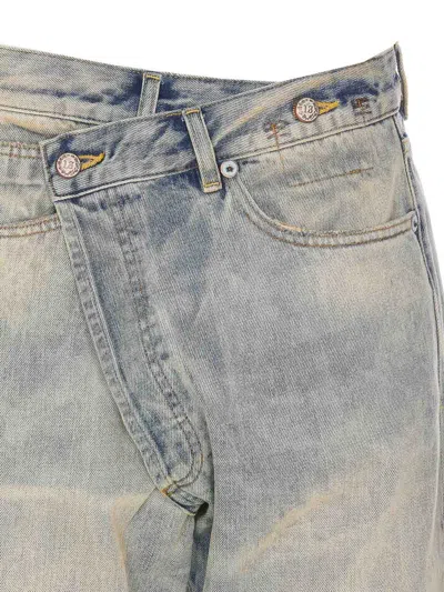 R13 Jeans Crossover In Azul