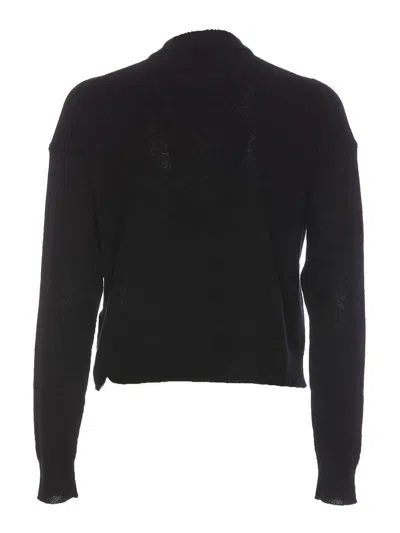 Shop Allude Black Sweater In Negro