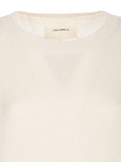 Lisa Yang Sweaters In Blanco