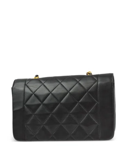 Pre-owned Chanel 1997 Small Diana Shoulder Bag In Black
