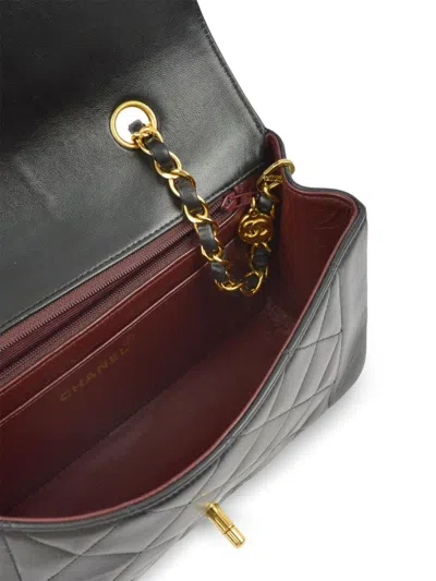 Pre-owned Chanel 1997 Small Diana Shoulder Bag In Black