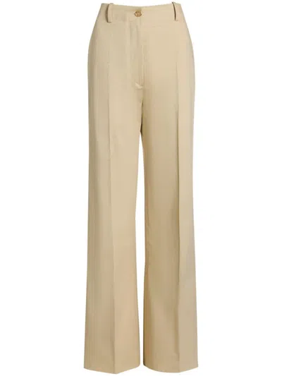 Patou Organic Cotton Trousers In Neutrals